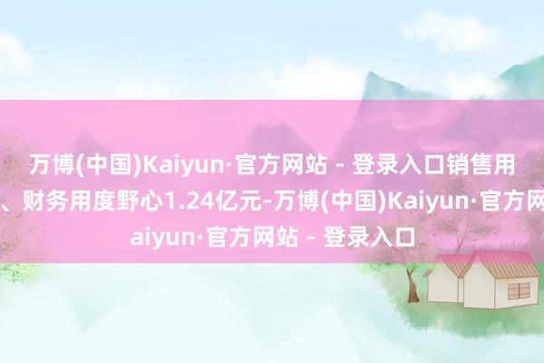 万博(中国)Kaiyun·官方网站 - 登录入口销售用度、贬责用度、财务用度野心1.24亿元-万博(中国)Kaiyun·官方网站 - 登录入口