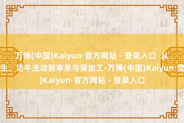 万博(中国)Kaiyun·官方网站 - 登录入口  从良种繁育、肉牛衍生、活牛走动到宰杀与深加工-万博(中国)Kaiyun·官方网站 - 登录入口