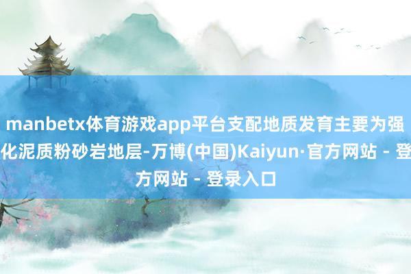 manbetx体育游戏app平台支配地质发育主要为强、弱风化泥质粉砂岩地层-万博(中国)Kaiyun·官方网站 - 登录入口