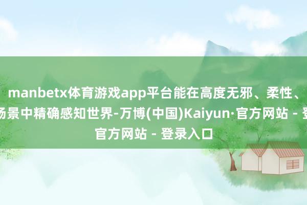 manbetx体育游戏app平台能在高度无邪、柔性、种种的场景中精确感知世界-万博(中国)Kaiyun·官方网站 - 登录入口